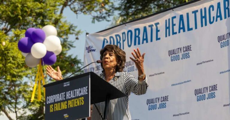 Maxine Waters Thinks Trump Supporters Are Actively Training to Take Over
